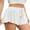 White, variant on Women High Waist Athletic Workout Yoga Shorts Sports Running Casual Drawstring Active Fitness Volleyball Shorts