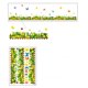 thumbnail image 1 of Calcomanía de pared con estampado de flores y hojas verdes vibrantes para decoración de sala de estar y dormitorio (AY926), 1 of 3