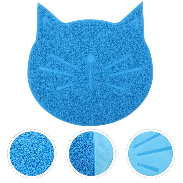 GARVALON Accessoires pour Animaux de Compagnie pour Chats Ensemble de Table Antidérapant en PVC pour Alimentation Lot de 1