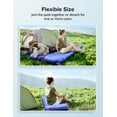thumbnail image 3 of Sable Double Sleeping Pad, Two Person Sleeping Mat, 4-Season Insulated Air Mattress, Inflatable Lightweight Camping Pad, 3 of 6