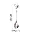 thumbnail image 3 of RXIRUCGD Stainless Steel Milk Coffee Spoons Dessert Ice Cream Fruit Spoon Teaspoon Accessories Tableware Gift, 3 of 6