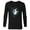 Black, variant on Tim Burton’s The Nightmare Before Christmas Zero Moonlight - Long Sleeve T-Shirt for Men - Customized-Black