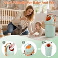 thumbnail image 4 of Tall Diaper Pail, 15L Capacity Accommodate Diapers Garbage Can with Odor-Sealing Flap & Quiet Operation, Holds Up to 16 Diapers, Round Trash Can for Nursery Bathroom Living Room Use, 4 of 10