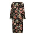 thumbnail image 5 of Xoenoiee Skull Hibiscus Tombstone Print Robes for Women Halloween Long Zipper Bathrobes Lightweight House Coat Soft Sleepwear with Pockets Crew Neck Loungewear, Size L, 5 of 7