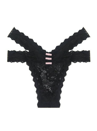 BSDHBS Women's Lingerie Women Lace Open Backless Panties Thongs Lingerie  Underwear Black Size One Size 