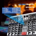 thumbnail image 2 of Controlador mezclador de audio para DJ BOMGE de 8 canales con Bluetooth +48V, 2 of 9