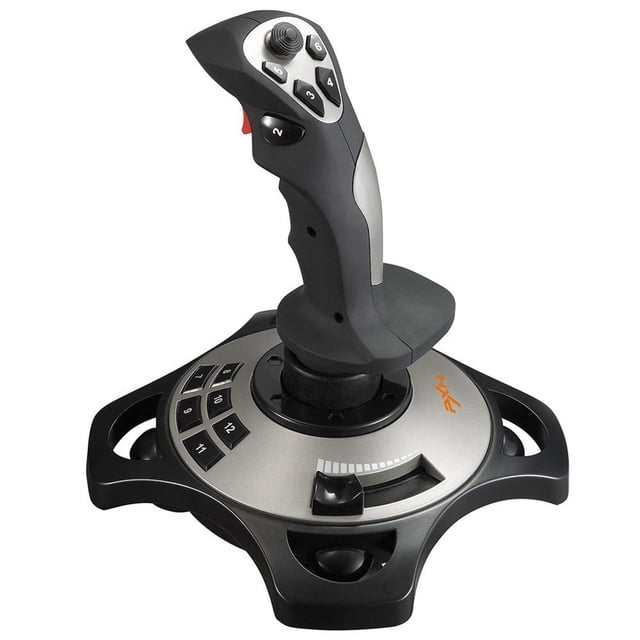 Joystick para PC PXN 2113 con cable, gamepad para simulador de vuelo en PC/Windows