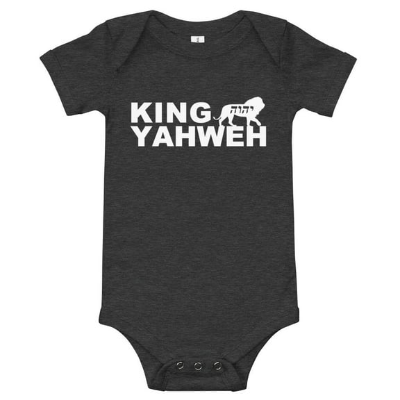 King YAHWEH Bold Baby short sleeve one piece