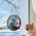 thumbnail image 4 of Personalized Ethiopian Woman Suncatcher Stained Glass, Ethiopian Woman Gifts for Women, Ethiopian Woman for Windows, Ethiopian Woman Window Hangings with Chain and Hook S0Vnrb, 4 of 5