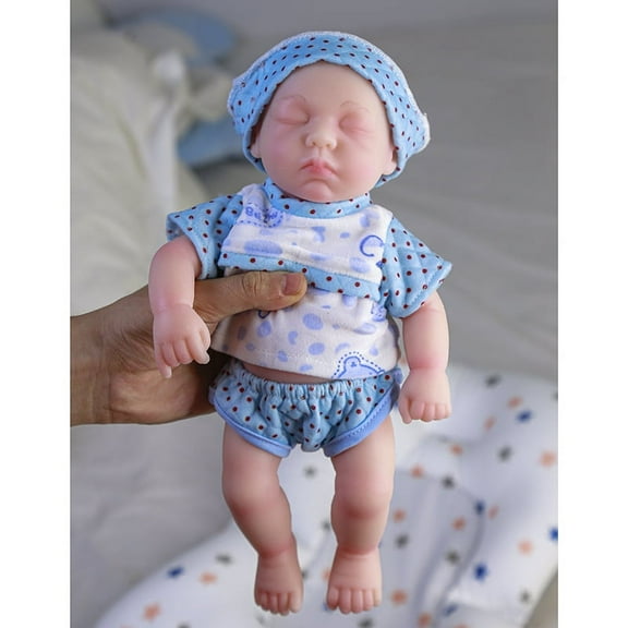Reborn Baby Doll Silicone Limbs Realistic Baby Doll with Soft Body Birthday Gift, Handmade Girl Toys