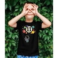 thumbnail image 3 of 11th Birthday Rocket Astronaut Themed Shirt with Moon Balloon and Planets for Boys & Girls Black Shirt Youth Large, 3 of 5