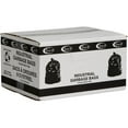 thumbnail image 1 of 64 Pack 56" x 60" 1.0 Mil Black Strong Garbage Bags, 1 of 2
