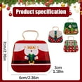 thumbnail image 3 of Christmas Cookie Tins with Handles Xmas Candy Tin Small Metal Candy Box Mini Tinplate Cookie Candy Boxes for Gift Giving Holiday Party Favors, 7 Styles, 2.8 x 2.4 Inch, 3 of 4