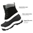 NORTIV 8 Mens Winter Insulated Waterproof Snow boots Rugged Winter