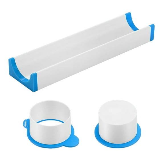 Shoreew Circle Cake Pop Mold Set with 9 Inch Tray Easy Press Cut Baking Cutter Molds Cake Decorating Kit for Home Baking Birthday Parties Wedding