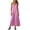 Pink, variant on YuXingFu Casual Dresses for Women Maxi V-Neck Plus Size Womens Dress Long Sleeve for Home Long Casual Summer White S