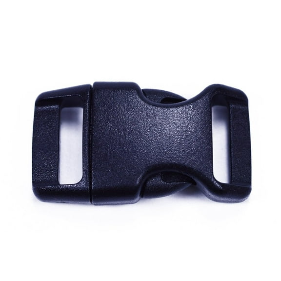 5/8" Black Buckle - 50 pack - Great for Paracord