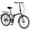 Gray, variant on 24-Inch Lightweight Folding Bike with Steel Frame, 7-Speed City Bicycle - Gray
