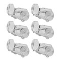 thumbnail image 1 of 6Pcs Locking Guitar String Tuning Peg Metal Sealed Tuner Head Key Set Kit Silver for Acoustic and Electric Guitars, 1 of 8