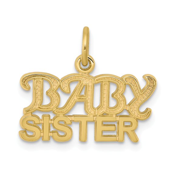 10k Sister Charm in 10k Yellow Gold