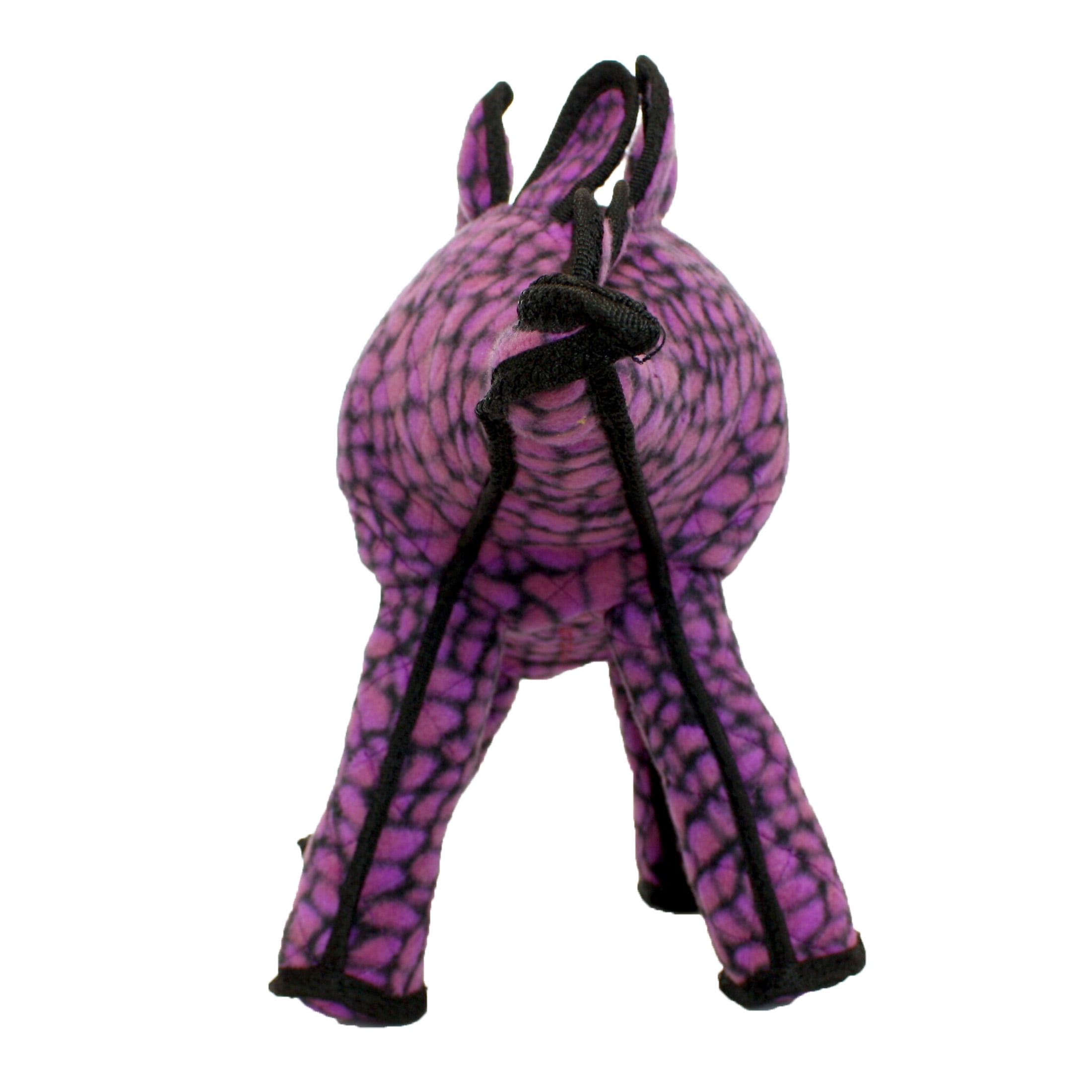 Tuffy Dinosaur Stegosaurus Durable Plush Squeaker Dog Toy