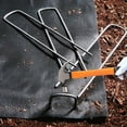 thumbnail image 5 of Estaca de fijación para mantillo, 50 estacas de jardín en forma de U, para cubierta antimalezas, estacas de camping, valla de jardín, 150 mm de largo, 25 mm de ancho, 3 mm de diámetro, 5 of 5