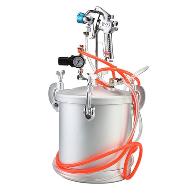 10L High Pressure Paint Pot Feed Spray Gun 2.0mm Nozzle Paint Sprayer 10L Capacity Home Commercial Painting Coating ,Ruggedly Built