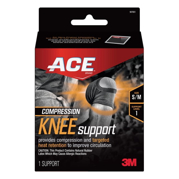 ACE Compression Knee Support 907001, SM/MED