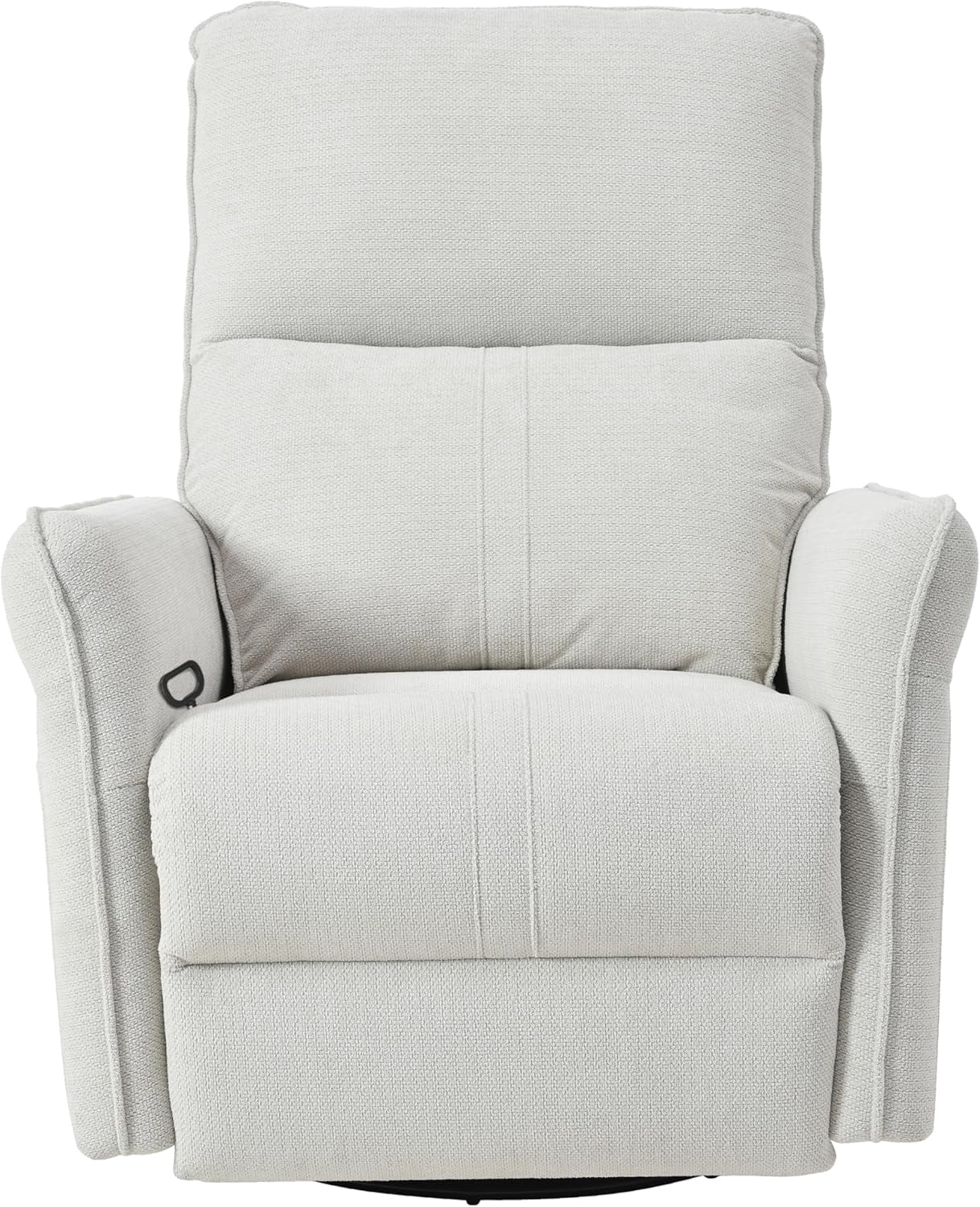 Howcool Power Swivel Rocker Recliner Chair for Nursery, Upholstered 270° Swivel Glider Chair with USB Ports, Power Recliners for Small Spaces Living Room,Gray
