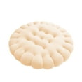 thumbnail image 4 of Cojín de forma de galleta cómodo cojín de piso suave para barra de balcón de dormitorio Beige, 4 of 8
