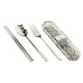 thumbnail image 2 of Stainless Steel Camping Cutlery Set, Compact Foldable Design, Easy Storage Box, Lightweight Travel Tool, Outdoor Gear, Gourmet Dining, Portable Utensil Set, Durable Metal Construction,, 2 of 8