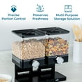 thumbnail image 3 of Zevro KCH-06134 Compact Dry Food Dispenser, Dual Control, Black/Chrome, 3 of 6