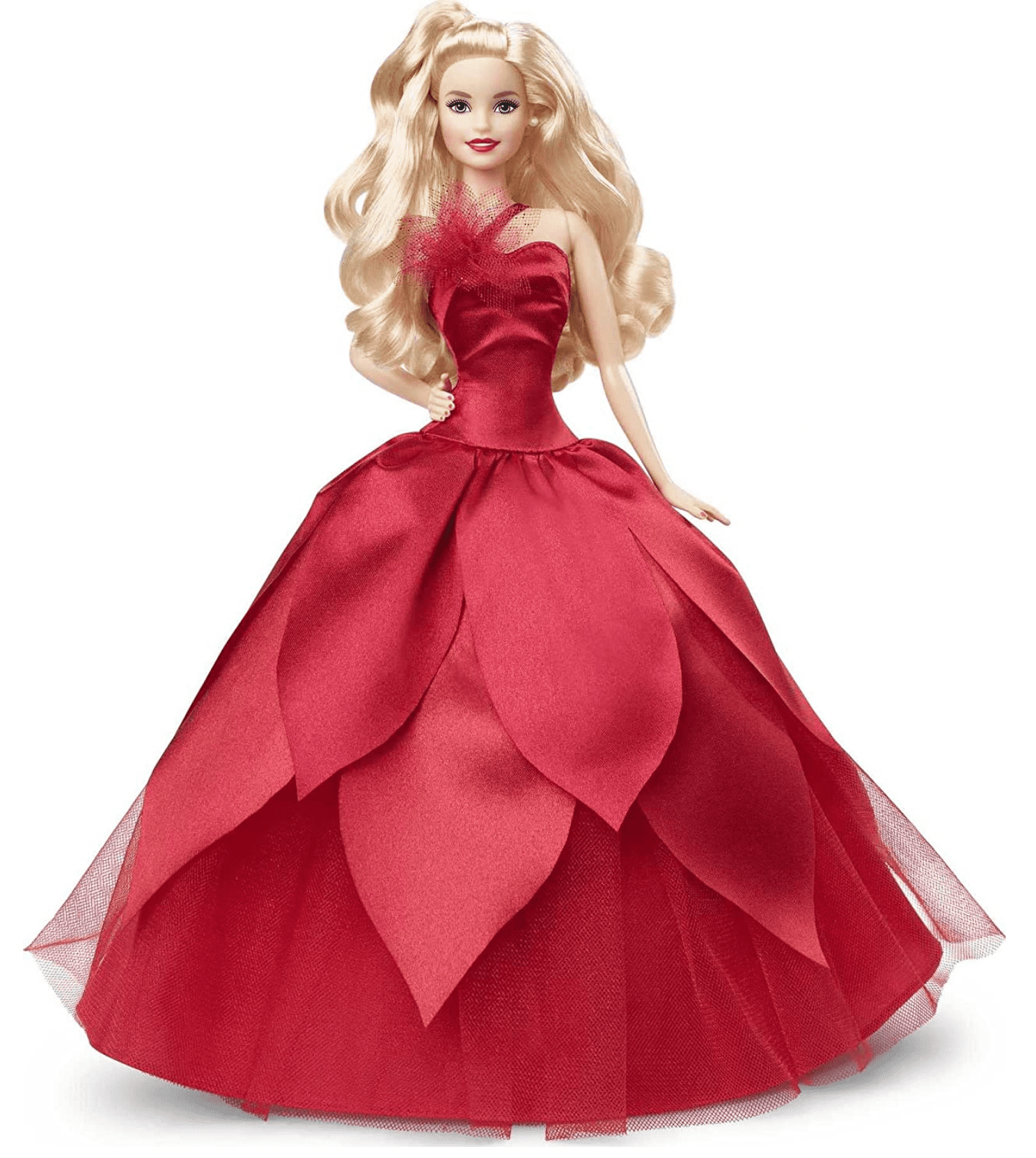 Barbie Signature 2022 Holiday Doll Blonde Wavy Hair 2022 Mattel HBY06