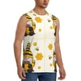 thumbnail image 2 of Pofeuu Beekeeper Gnome Holding A Glass Print Men's Muscle T-Shirt, Sleeveless, Muscle Tank, Classic Muscle Tee Top For Men Casual Sleeveless Muscle T-Shirt Trendy Clothes-Large, 2 of 7