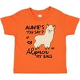 thumbnail image 3 of Inktastic Auntie's You Say Alpaca My Bags Boys or Girls Toddler T-Shirt, 3 of 5