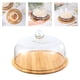 thumbnail image 4 of Bandeja de Servicio Domo Soporte de Pastel de Madera Placa Exhibición Decoración , Los 24cm S BLESIY Puesto de pasteles, 4 of 8