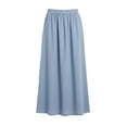 thumbnail image 5 of Vmvidoty S-3XL Women Maxi Business Long Length Skirt with Pocket Cotton Linen for Summer Button High Rise A-Line Flowy Dress Light Blue M, 5 of 6