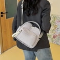 thumbnail image 3 of Women's Elegant Solid Color Shoulder Bag Fashionable Zipper Crossbody Bags Soft Top Handle Handbag Purse, 3 of 12