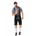 thumbnail image 5 of Traje de cerveza de talla dividida, pantalones con tirantes, traje de cerveza, traje de festival de cerveza de Múnich, pantalones con tirantes de bar, 5 of 5