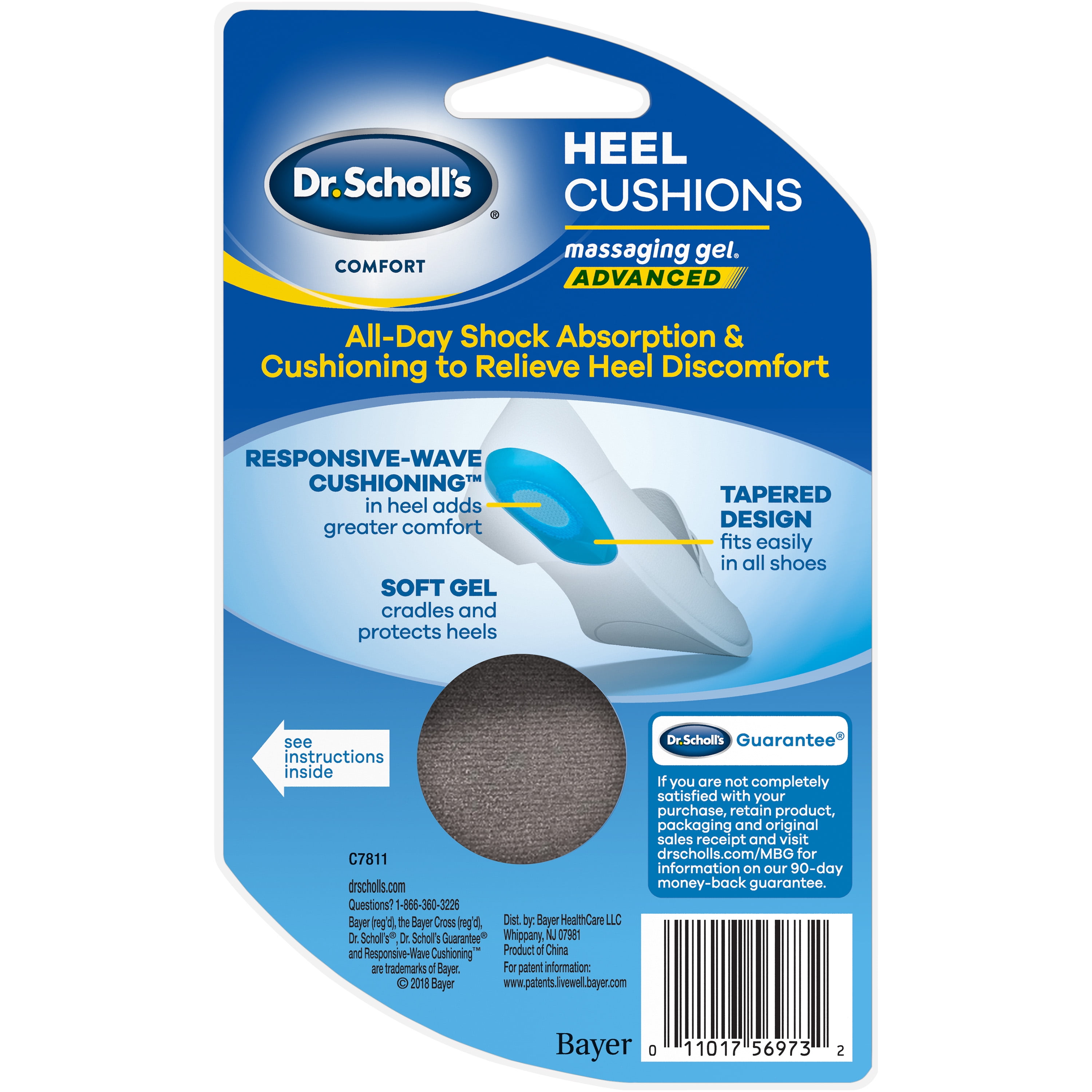 scholl heel pads