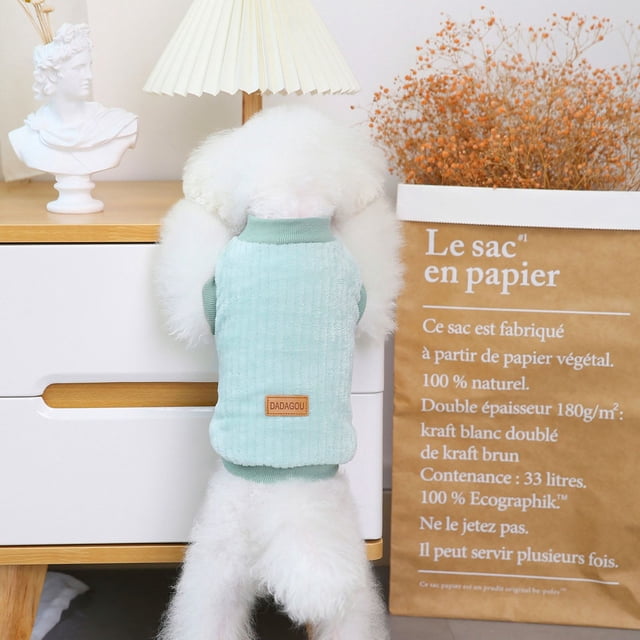 Ropa para mascotas Ropa para perros Ropa para mascotas de otoño e invierno Ropa para mascotas Polar de dos patas Polar vertical Polar estilo coreano