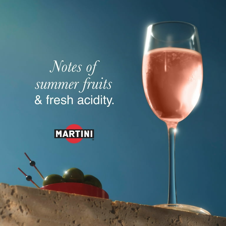 MARTINI Sparkling Rose Wine, 750 mL Sparkling Wine Bottle, ABV