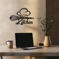thumbnail image 6 of Violaura Chef Hat Metal Wall Art - Easy to Install Hanging Perfect for Home, Living Room Decor (36.0" x 25.6"), 6 of 8