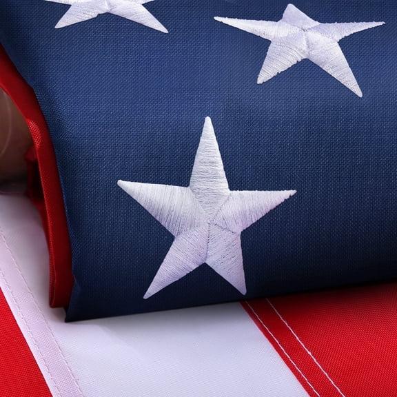 American Flag 3x5 Outdoor Heavy Duty - US USA Flag 3x5 Outdoor, American Flag, American Flags 3x5 for Outside Embroidered All Weather United States Flag