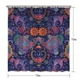 thumbnail image 5 of Bohemian Tribal Shower Curtain 72x72 Inches Polyester Fabric Vintage Ethnic Print Bathroom Decor, 5 of 5