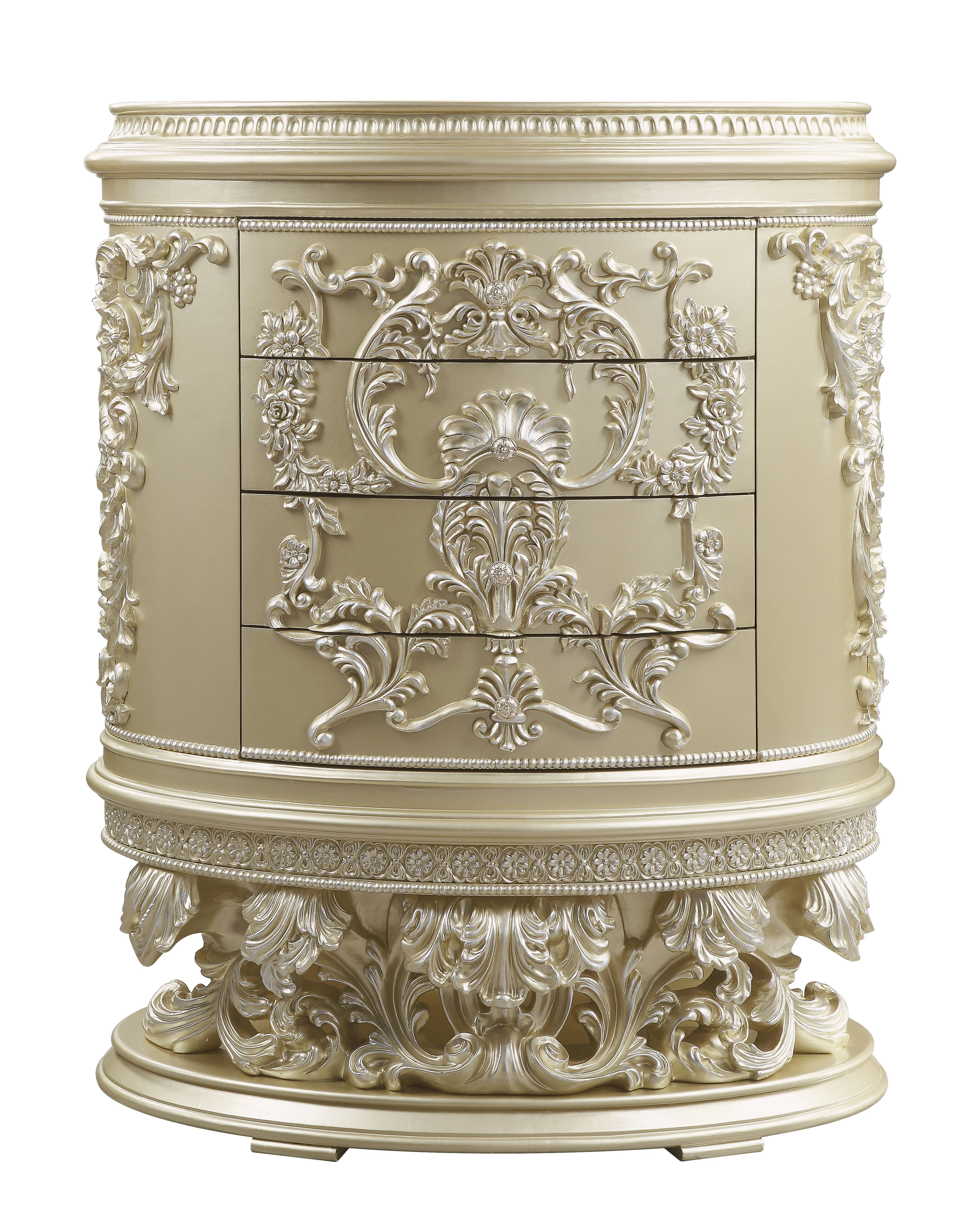 ACME Vatican Chest, Champagne Silver Finish