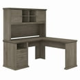 thumbnail image 2 of Bush Furniture Yorktown 60W L Shaped Desk with Hutch, 2 of 7