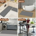 thumbnail image 7 of Kitchen Mat 2Pcs Cushioned Anti-Fatigue Area Rug Sets Waterproof Non-Slip Kitchen Mats and Rugs Heavy Duty Comfort Foam Rug for Kitchen Floor Home Office Sink in Grey, 7 of 7