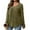 Army Green, variant on Mint Green Blouse Tops for Women Long Sleeve Going Out Fashion Plus Size Teacher Shirts for Women V-Neck Blouse