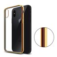 thumbnail image 3 of FINCIBO Soft TPU Case Slim Protective Cover for Apple iPhone X, Gold Glassy Electroplated, 3 of 5